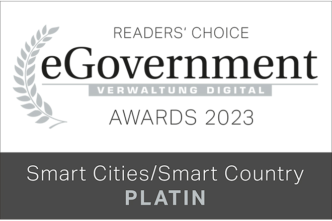 Platin Award eGovernment Smart Cities / Smart Country
