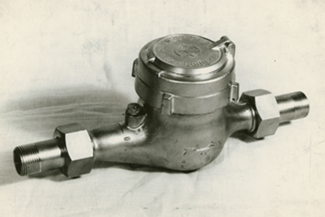 ZENNER MNK-Wasserzähler von 1956