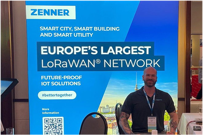 LoRaWAN® Live in München - Stand von ZENNER