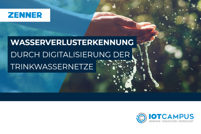 Webinareinladung: Wasserverlusterkennung durch Digitalisierung