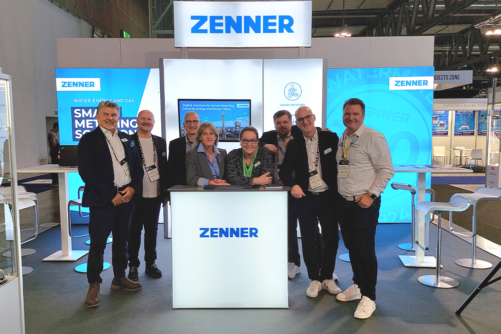 Team ZENNER auf der Enlit 2024