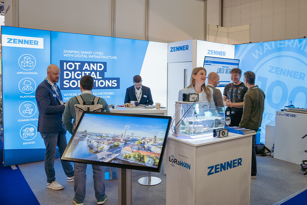 Messestand von ZENNER auf der SCCON 2024