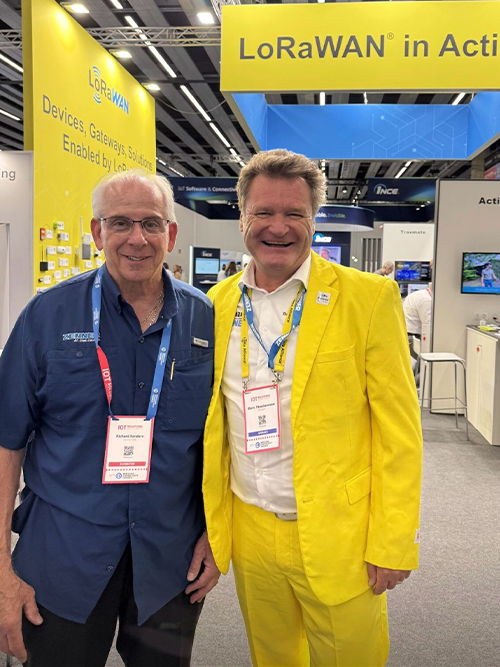 Rich Sanders and Borislav Stöckermann at the IoT Solutions World Congress