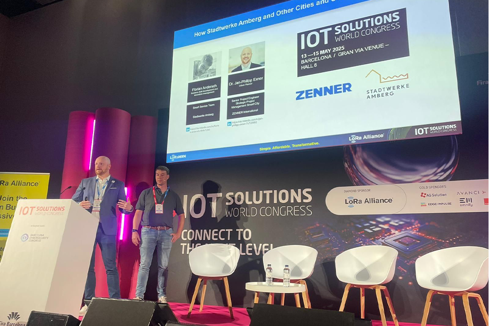 ZENNER and Stadtwerke Amberg at the IOT Solutions World Congress 2025