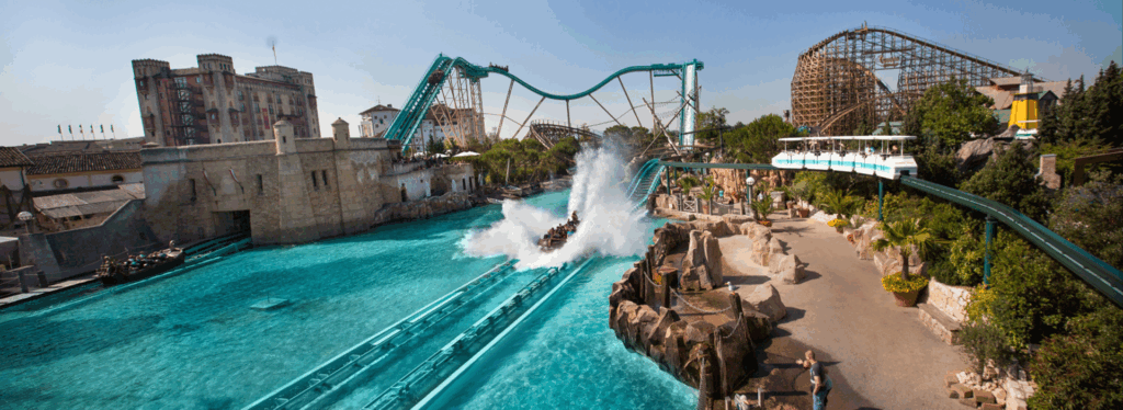 Wasserachterbahn im Europa-Park Rust