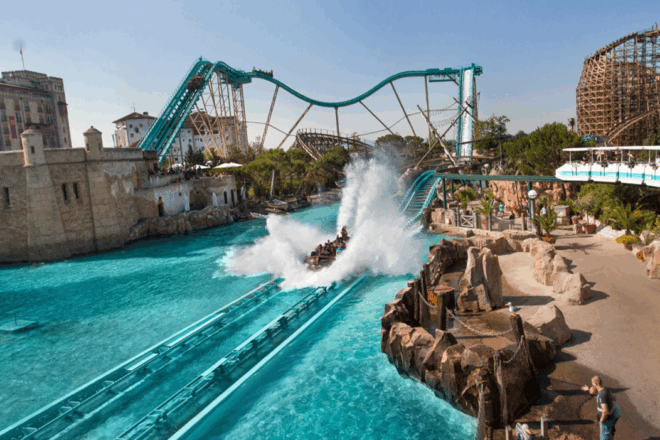 Wasserachterbahn im Europa-Park Rust