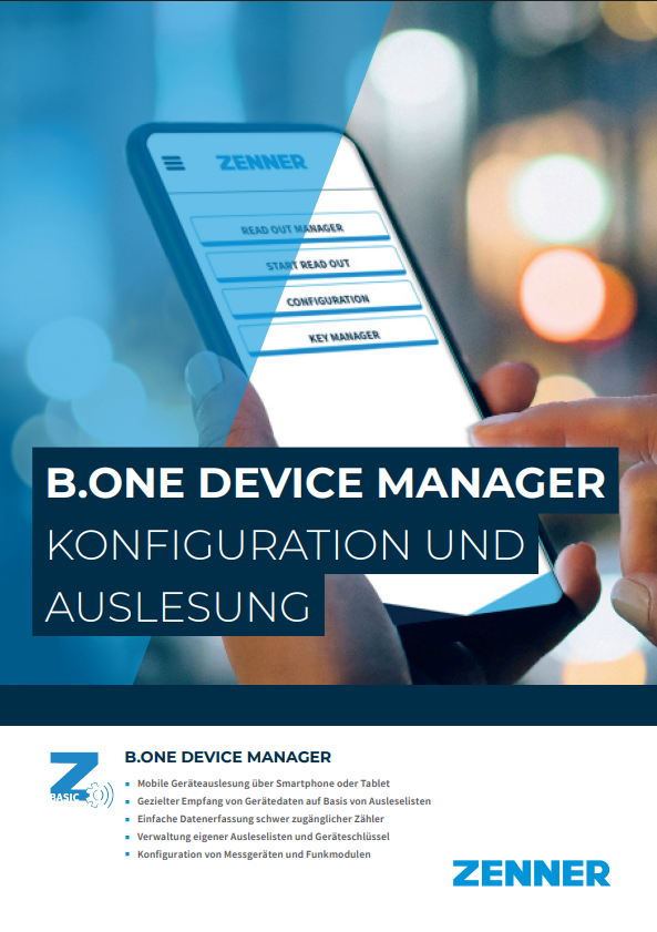 Cover Flyer B.One Device Manager