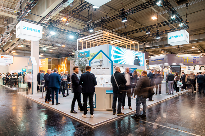 ZENNER Messestand auf der E-world