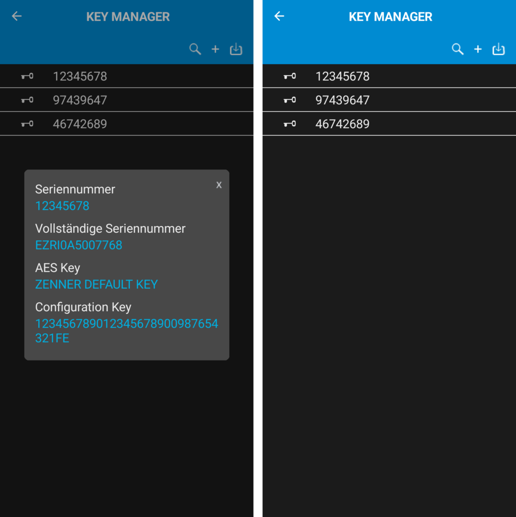 KEY MANAGER B.One Device Manager
