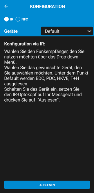 Konfiguration B.One Device Manager