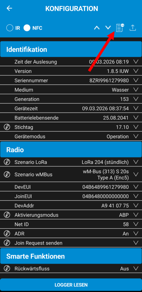 Konfiguration B.One Device Manager
